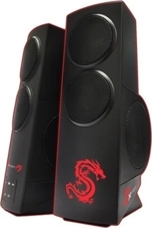 Q-Tech X-Dragon G-77 Σετ Επαγγελματικά Gaming Ηχεία 2.0