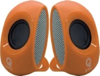 Q-Tech Spq-805 - Ηχεία Υπολογιστή Usb 2.0 4W Orange