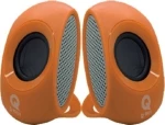 Q-Tech Spq-805 - Ηχεία Υπολογιστή Usb 2.0 4W Orange