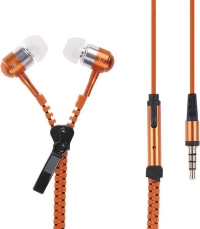 Amazing Zip In-ear Handsfree με Βύσμα 3.5mm Πορτοκαλί
