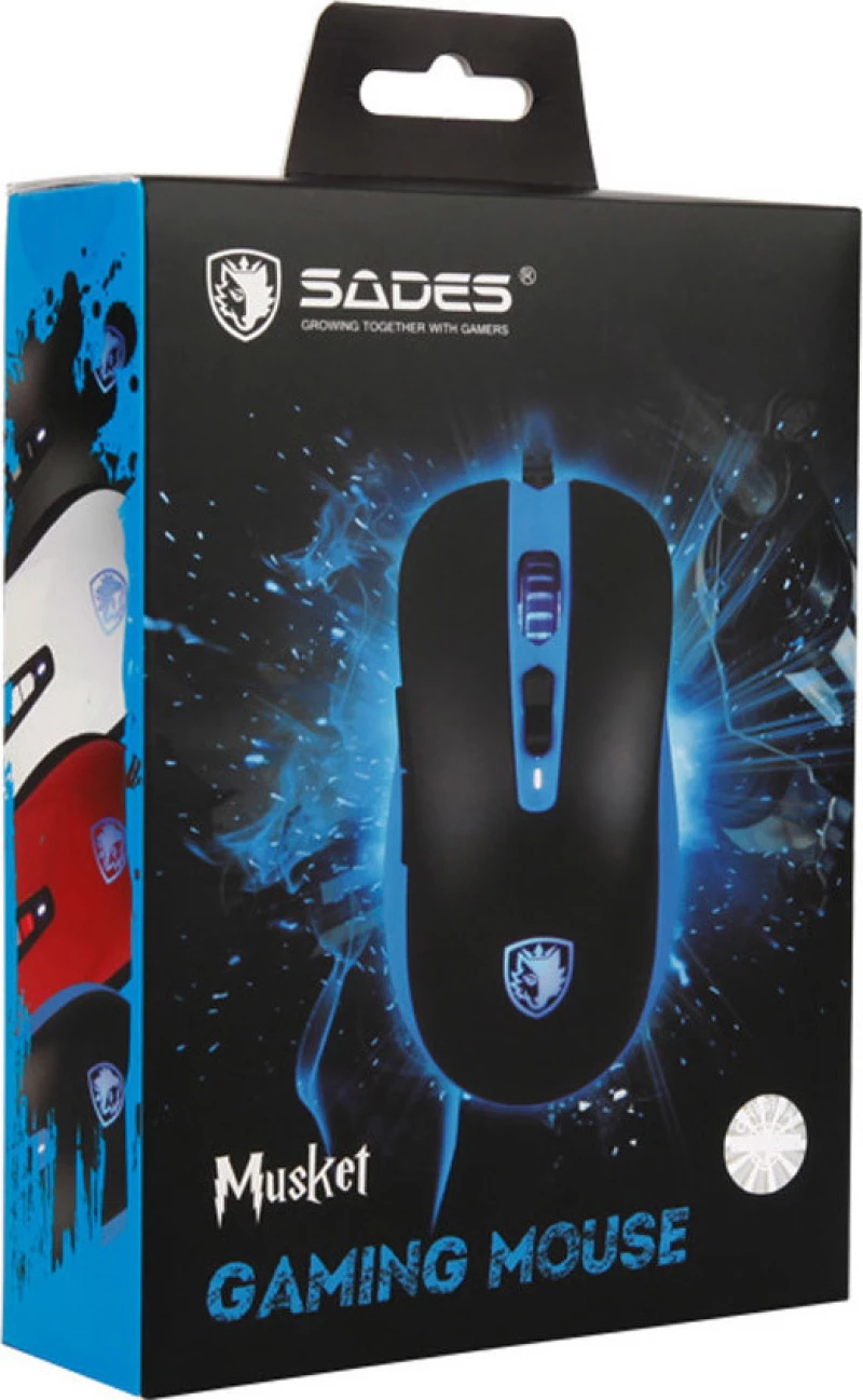 Sades Musket RGB Gaming Ποντίκι Μαύρο