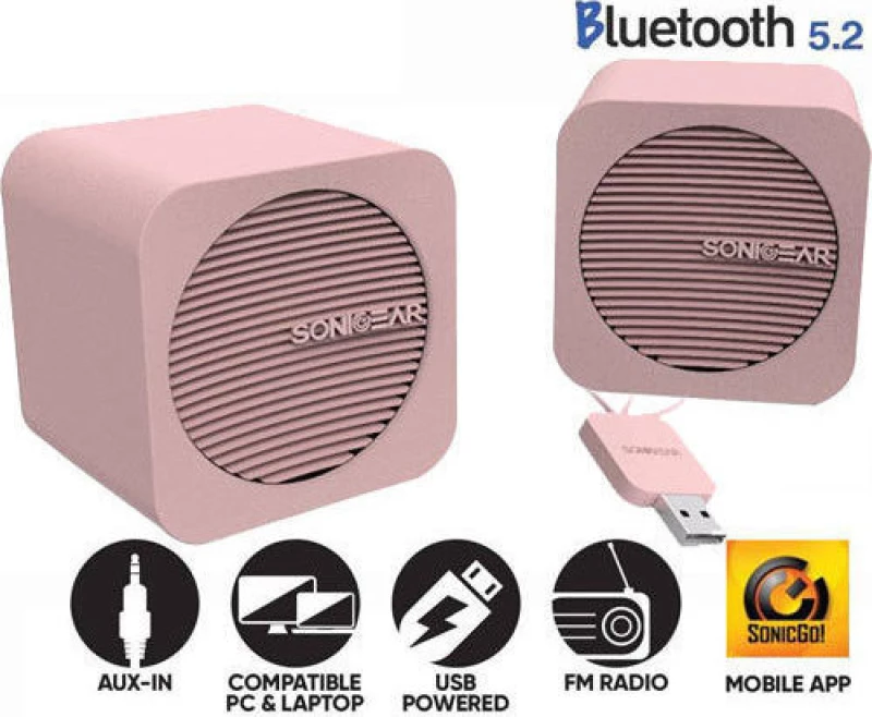 Sonic Gear BlueCube Peach