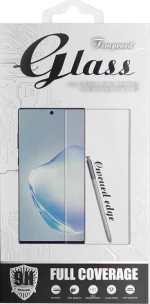 Fullscreen tempered glass , For Samsung Galaxy Note 10, 3D, 0.3mm, Black - 52556