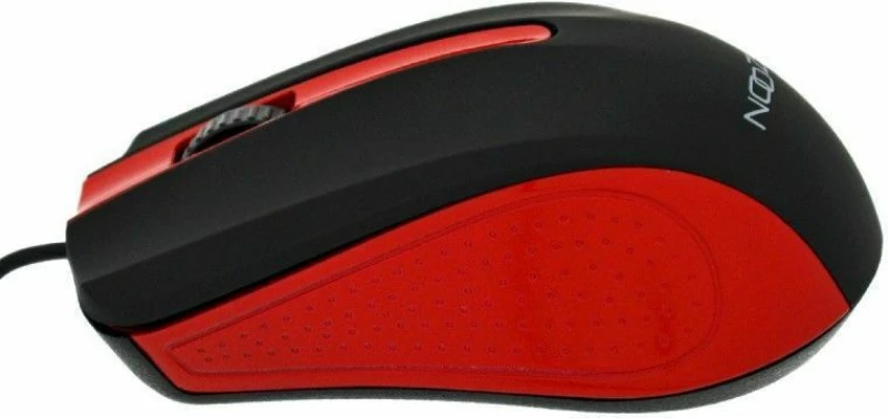 Noozy SM-26 Ενσύρματο Ποντίκι Black/Red