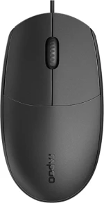 Rapoo N100 Ενσύρματο Ποντίκι Black