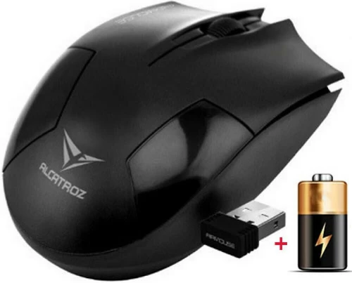 Alcatroz AirMouse Ασύρματο Ποντίκι Μαύρο