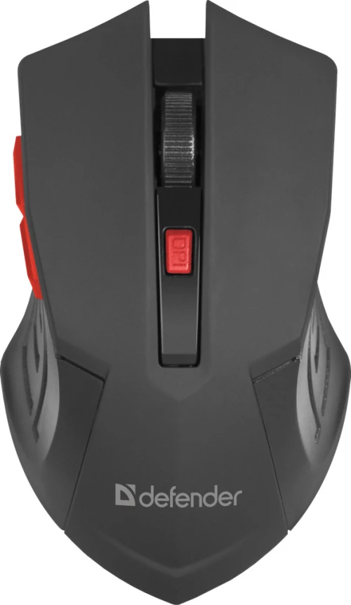 Defender Accura MM-275 RF Ασύρματο Ποντίκι Black/Red