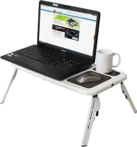 Φορητό, Aναδιπλούμενο Τραπεζάκι για Laptop με 2 Ανεμιστηράκια