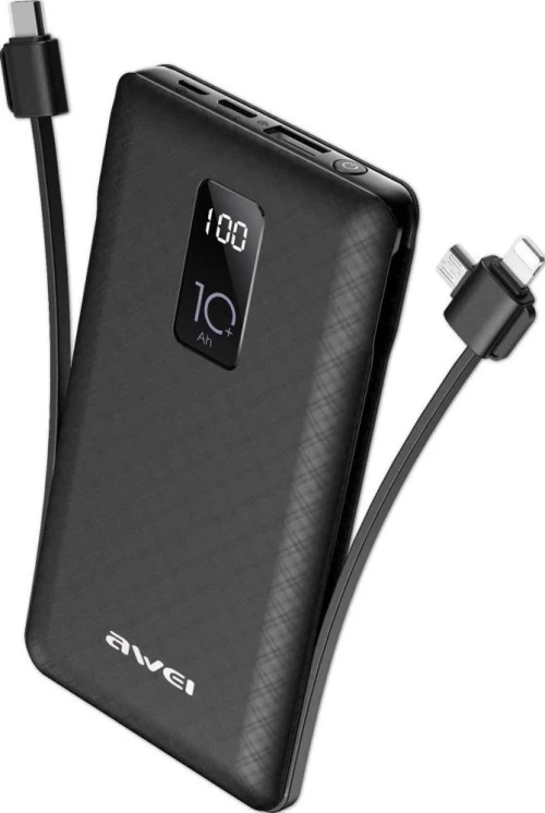 Awei P8K 10000mAh Μαύρο