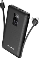 Awei P8K 10000mAh Μαύρο
