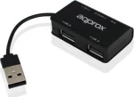 Approx Hub 3 Port Usb 2.0 Και Card Reader Sd/Micro Sd Ht8B