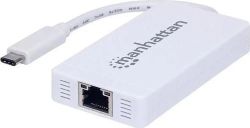 Usb Hub Manhattan 507608 Typ C Auf 3-Port With Gigabit Network Adapter