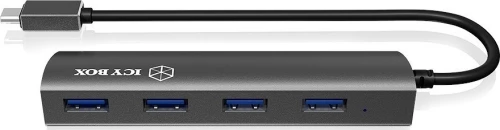 Usb Hub Icybox Usb 3.0 Ib-Ac6405-C 4 Θυρών