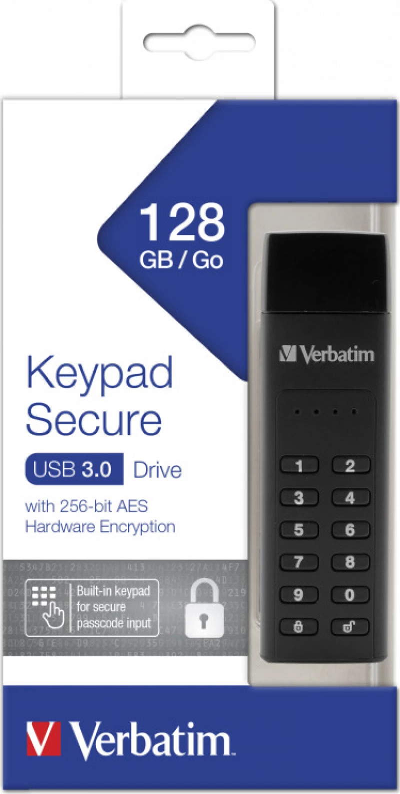 Verbatim Keypad Secure 128GB USB 3.0