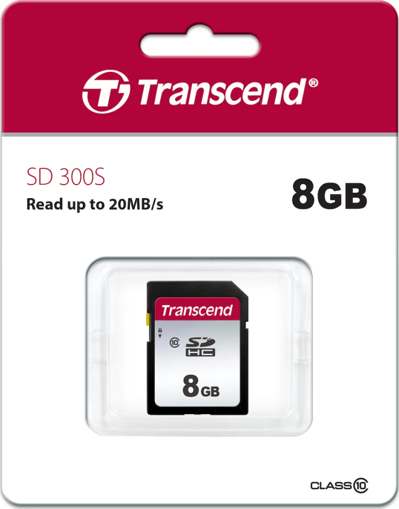 Transcend 300s SDHC 8GB Class 10