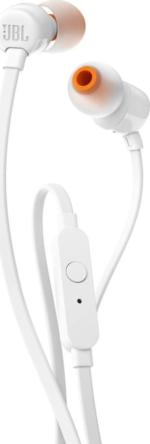 JBL T110 In-ear Handsfree με Βύσμα 3.5mm Λευκό