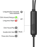 Celebrat G13 In-ear Handsfree με Βύσμα 3.5mm Λευκό