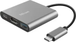 Trust - Dalyx 3-In-1 Multiport Usb-C Adapter#