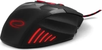 Wolf Gaming mouse ενσύρματο μαύρο/κόκκινο 7 Keys 2400dpi EGM201R 18329