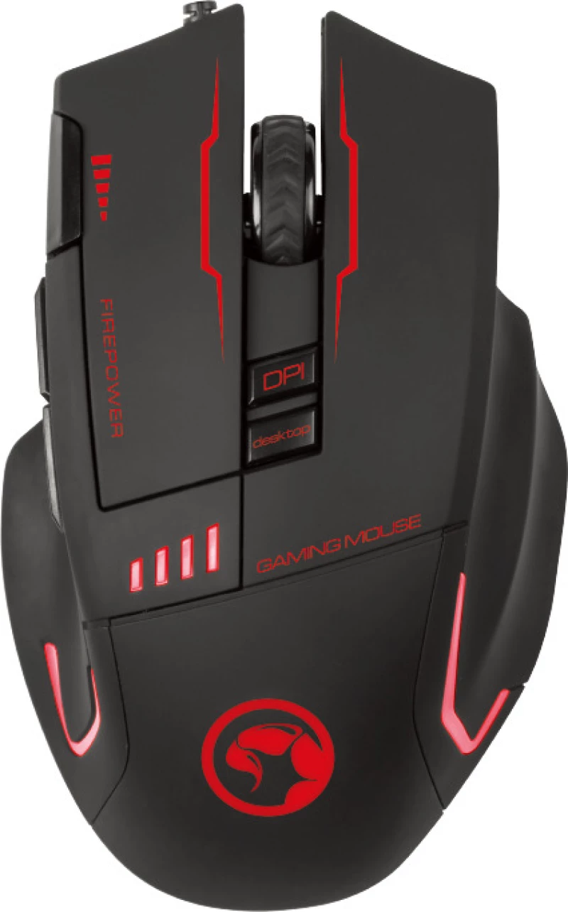 Marvo G909 RGB Gaming Ποντίκι Μαύρο