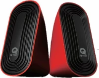 Q-Tech Spq-905 - Ηχεία Υπολογιστή Usb 2.0 4W Red