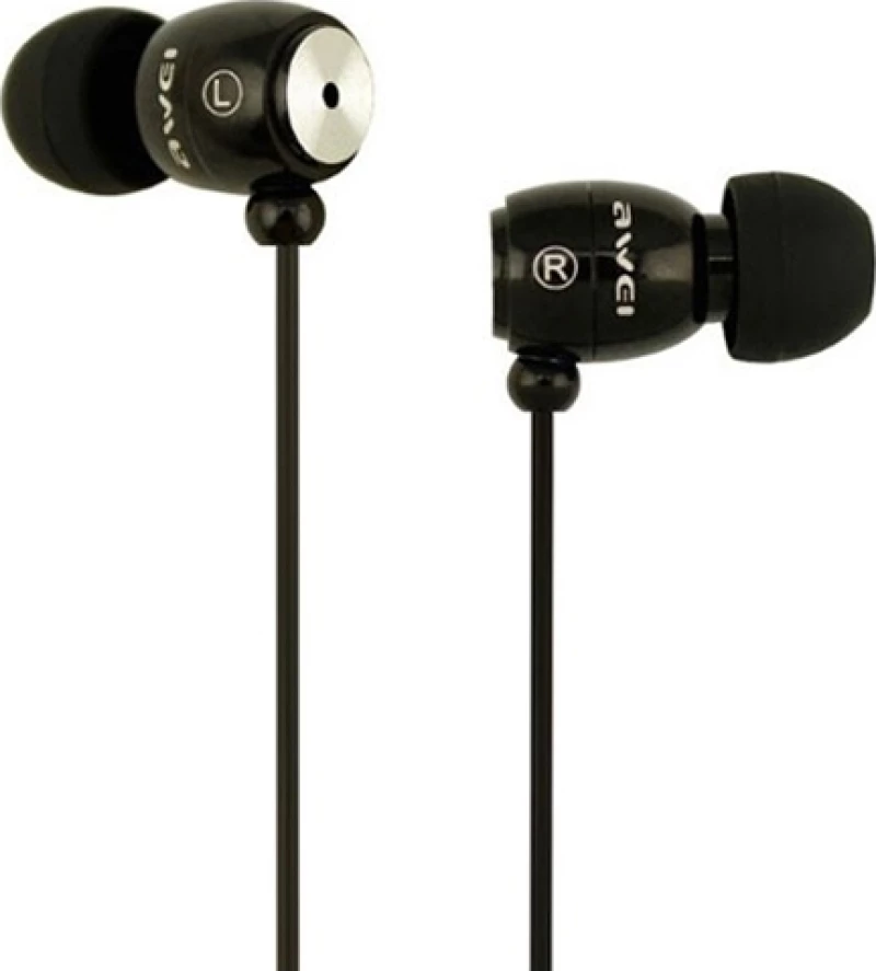 Awei Q38i In-ear Handsfree με Βύσμα 3.5mm Μαύρο