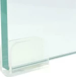vidaXL Βάση Τηλεόρασης/Οθόνης Διάφανη 80 x 30 x 13 εκ. Γυάλινη