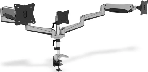 Digitus DA-90363 βάση γραφείου επίπεδης οθόνης 68,6 cm (27") Σφιγκτήρας Μαύρος (Μαύρο), Γκρι