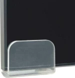 vidaXL Βάση Τηλεόρασης/Οθόνης Μαύρη 60 x 25 x 11 εκ. Γυάλινη