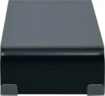 vidaXL Βάση Τηλεόρασης/Οθόνης Μαύρη 60 x 25 x 11 εκ. Γυάλινη