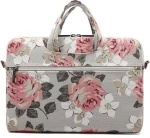 Canvaslife Briefcase Θήκη Τσάντα (Laptop / MacBook Air / Pro) 15"-16" White Rose