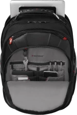 Wenger Pegasus 17 / 43,90 cm Laptop Backpack grey / blue