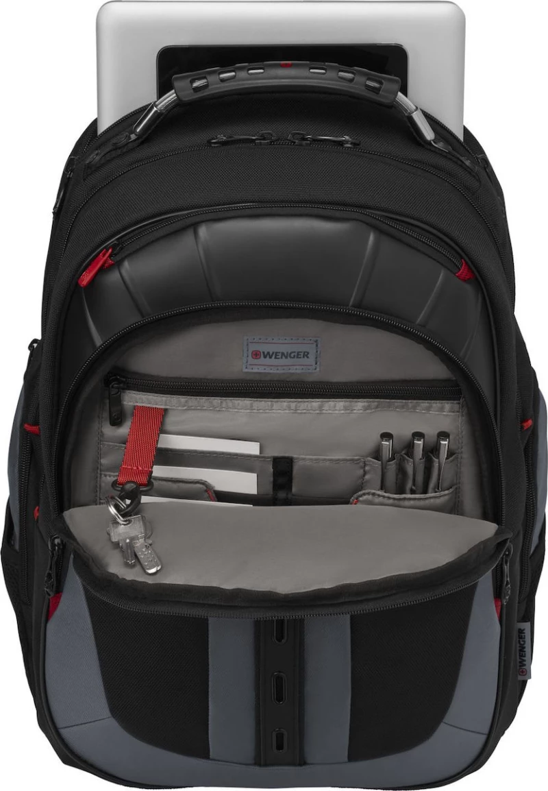 Wenger Pegasus 17 / 43,90 cm Laptop Backpack grey / blue