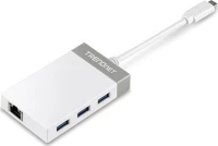 Usb Hub Trendnet Usb C Gigabit Ethernet 3X Usb 3.0