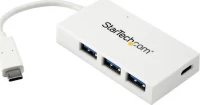 Startech 4 Port Usb 3.0 Hub Usb-C (White)
