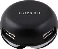 Hub 4 Port Usb 2.0V Black Powertech Pt-166