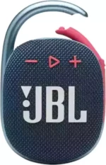 JBL Clip 4 Αδιάβροχο Ηχείο Bluetooth με 10 ώρες Λειτουργίας Blue/Pink