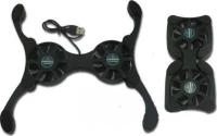 Βάση Για Laptop Dual Fan Μαύρο Csb7 (Oem)