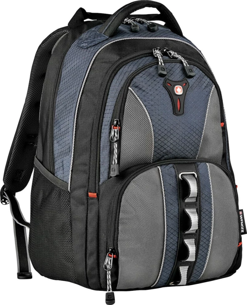 Wenger Cobalt 16"" Laptop Backpack Grey Blue 600629