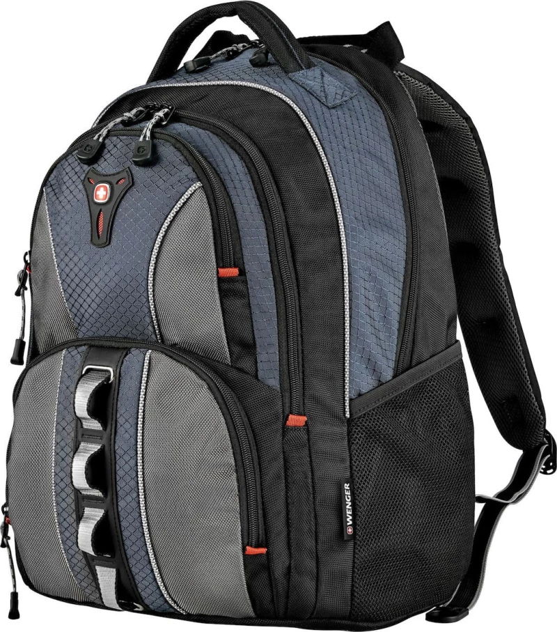 Wenger Cobalt 16"" Laptop Backpack Grey Blue 600629