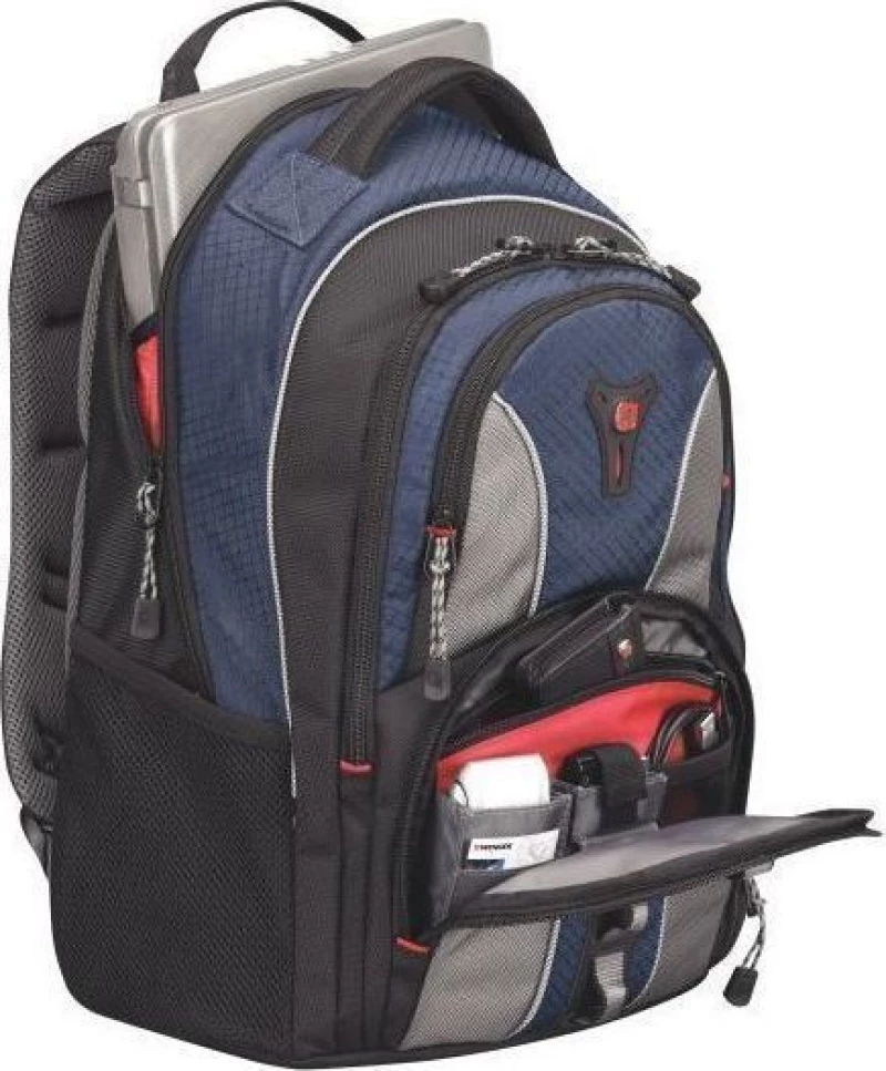 Wenger Cobalt 16"" Laptop Backpack Grey Blue 600629