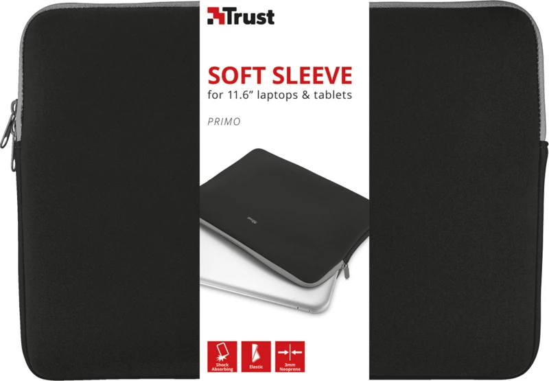 Trust Primo Soft Sleeve 15.6" Μαύρο