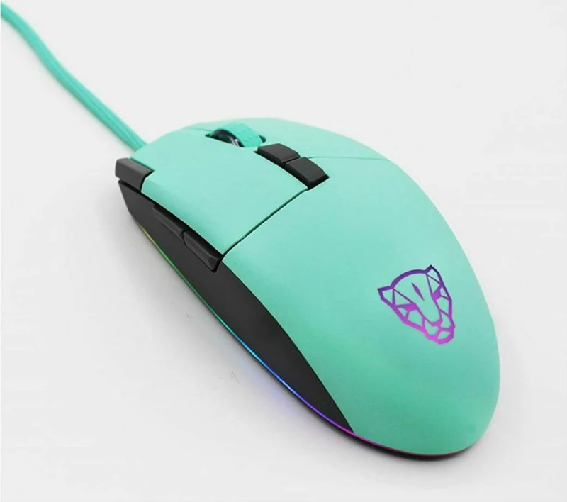 Motospeed V200 Wired Gaming Mouse Green (Mt00200)