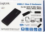 LogiLink External HDD enclosure M.2