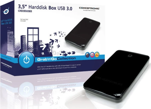 Θήκη Σκληρού Δίσκου 3,5" Conceptronic Sata To Usb3.0