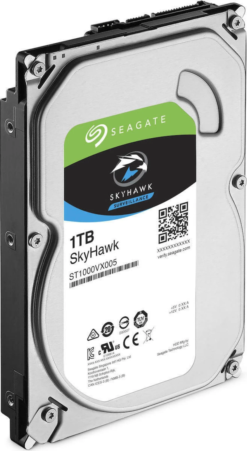 Seagate Skyhawk St1000Vx005 Εσωτερικός Σκληρόςί Δίσκος 3.5" 1000 Gb Serial Ata Iii