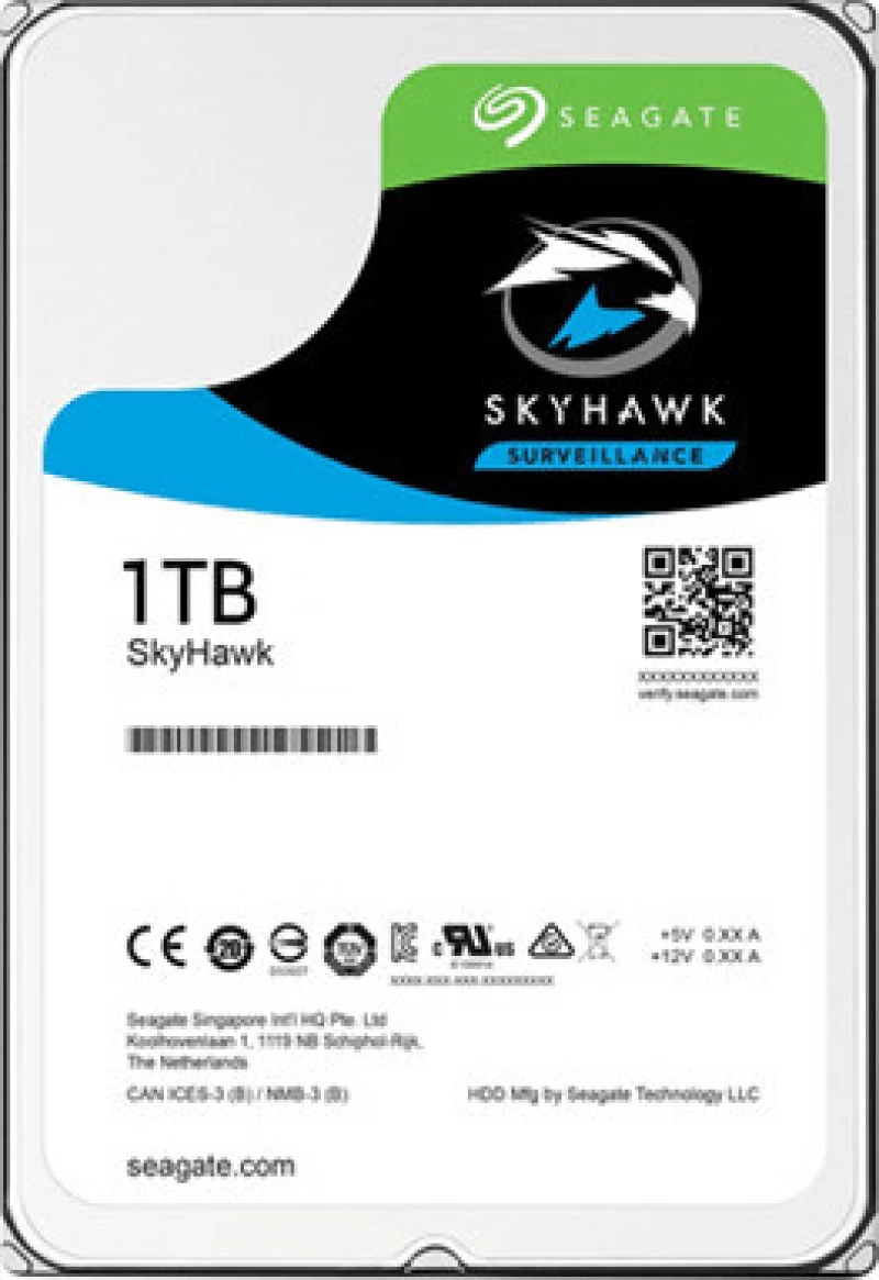 Seagate Skyhawk St1000Vx005 Εσωτερικός Σκληρόςί Δίσκος 3.5" 1000 Gb Serial Ata Iii