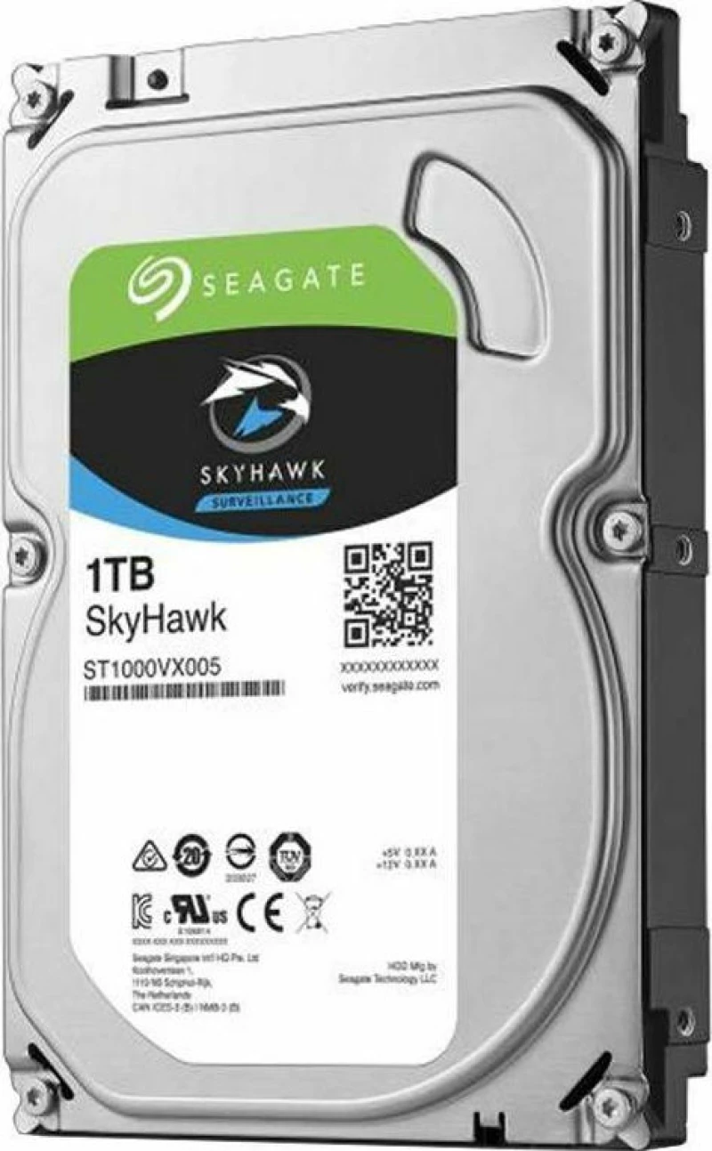 Seagate Skyhawk St1000Vx005 Εσωτερικός Σκληρόςί Δίσκος 3.5" 1000 Gb Serial Ata Iii