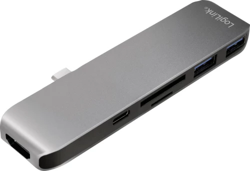 Usb Hub Logilink Ua0301 - Usb 3.0 - Multi Ports - Silver Ua0301