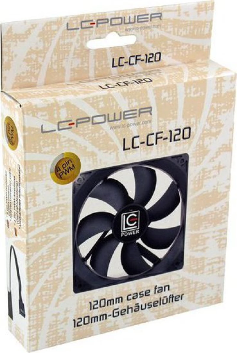 Case Fan 12Cm Lc-Power Lc-Cf-120 Pwm Retail